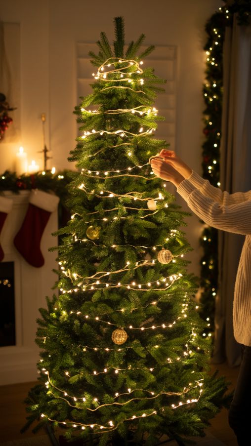 Layering Christmas Tree Lights for a Magical and Cozy Holiday Glow