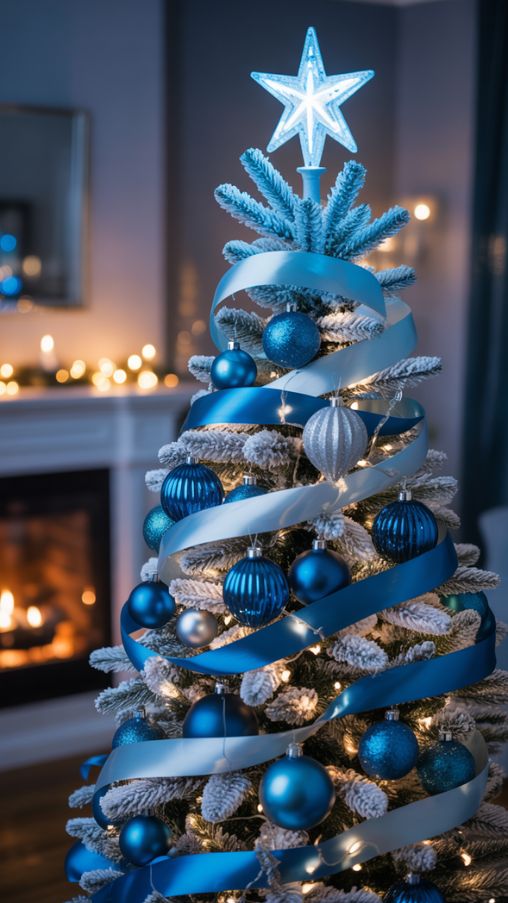 Layering and Placement Tips for Blue Christmas Trees: How to Create Depth and Balance
