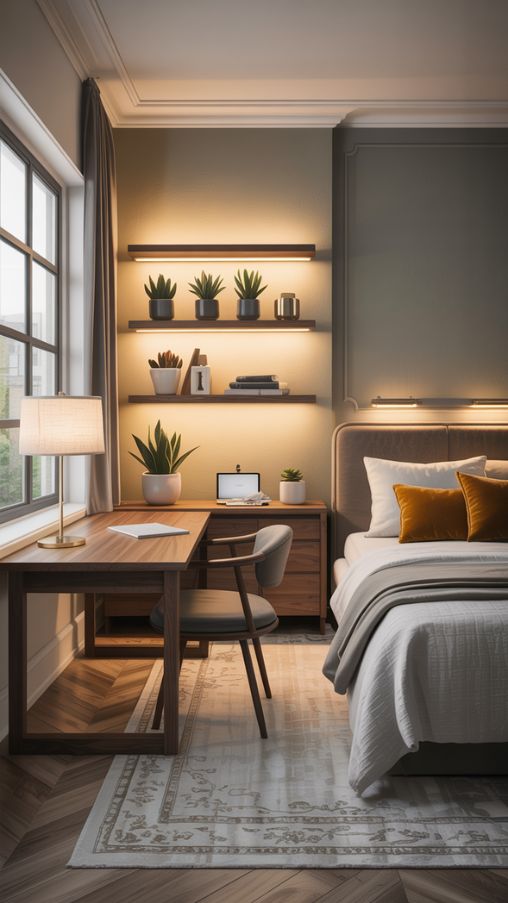 Lighting Solutions for Office Guest Room Combos