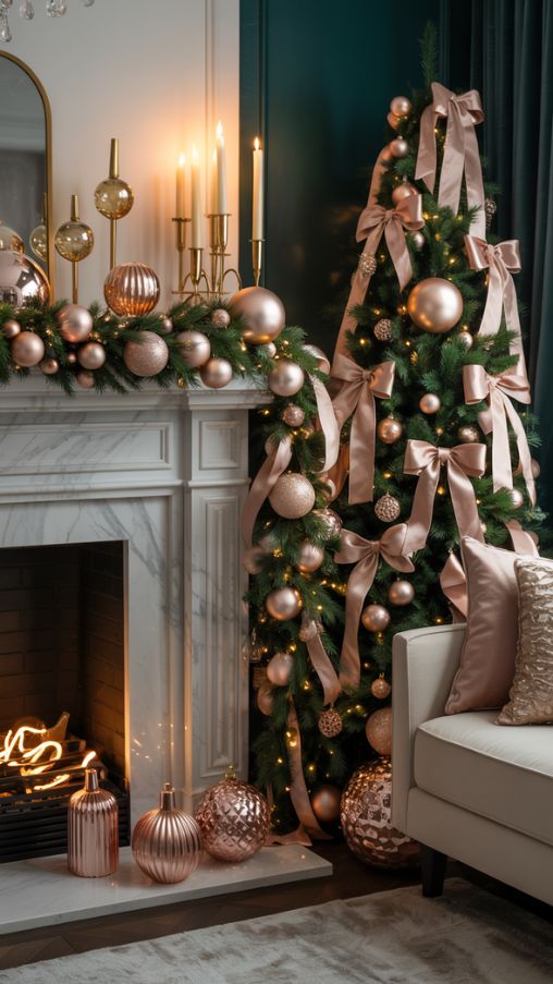 Luxury Pretty Christmas Decorations, Designer Christmas Decor, Elegant Holiday Decorating Ideas