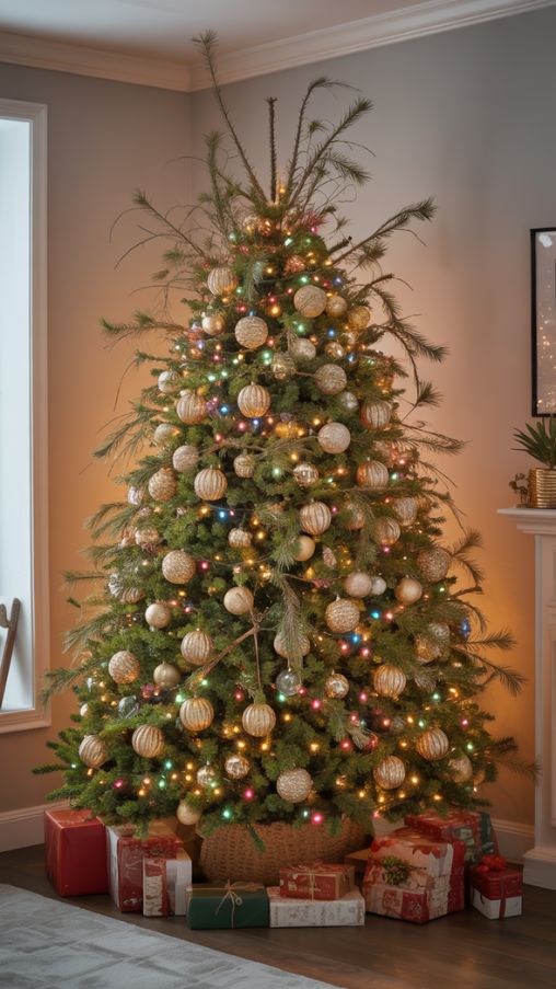 Make a Sparse Christmas Tree Look Fuller