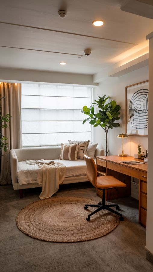 Maximizing Natural Light and Lighting Options in Daybed Office Guest Rooms
