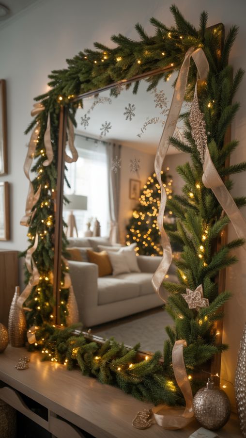 Mirror Christmas Decor Inspiration