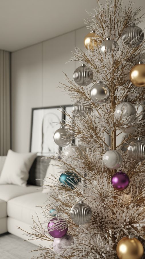 Modern and Elegant Theme Christmas Tree Ideas
