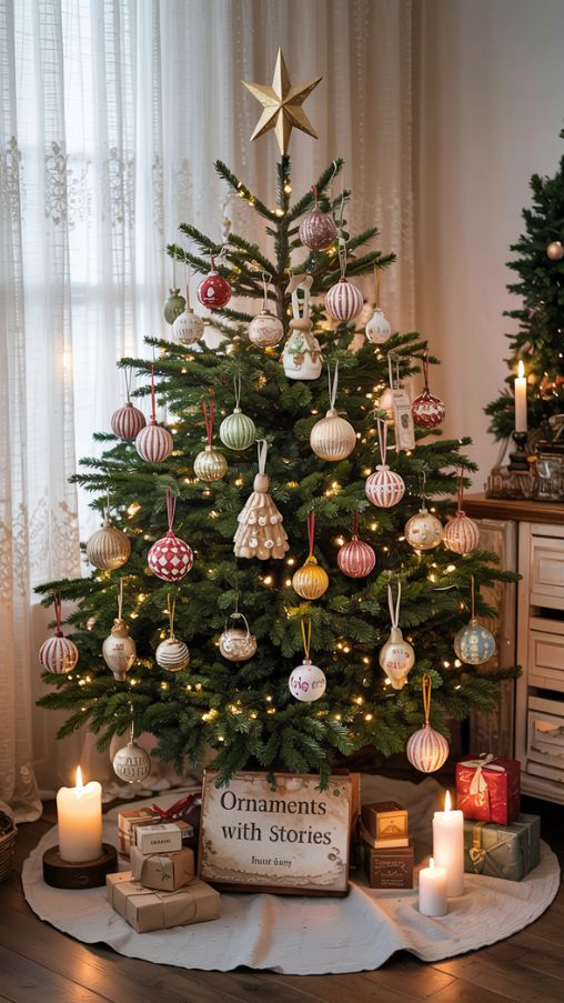 Ornaments with Stories – A Vintage Christmas Tree Full of Memories