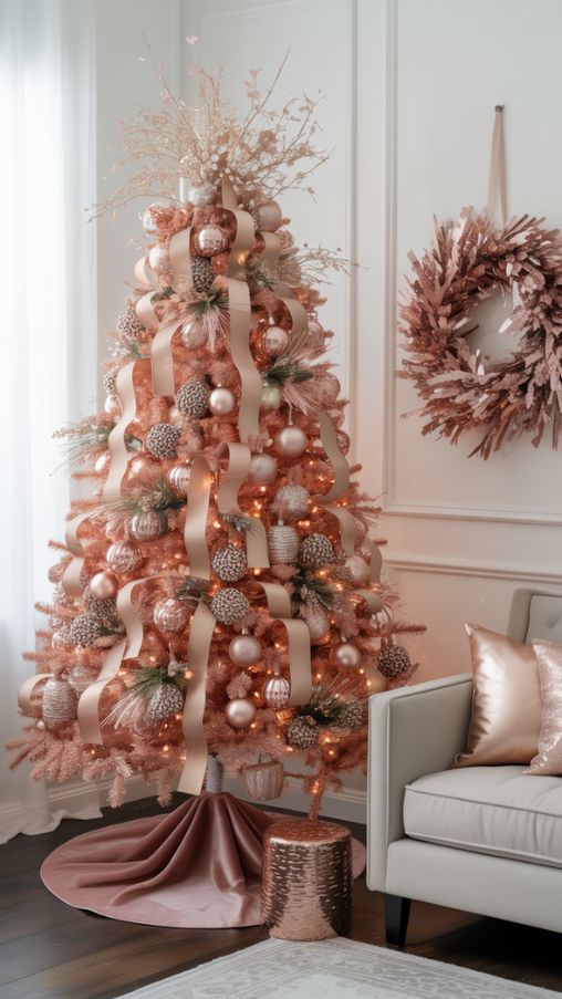 Rose Gold Christmas Tree Accessories and Styling Tips for a Professional Elegant Holiday Look