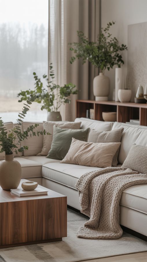 Serene Neutral Winter Home Decor Without Christmas Themes