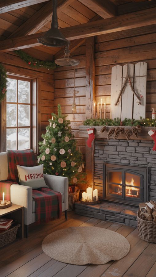Small Cabin Christmas Decor Ideas – Rustic Holiday Charm