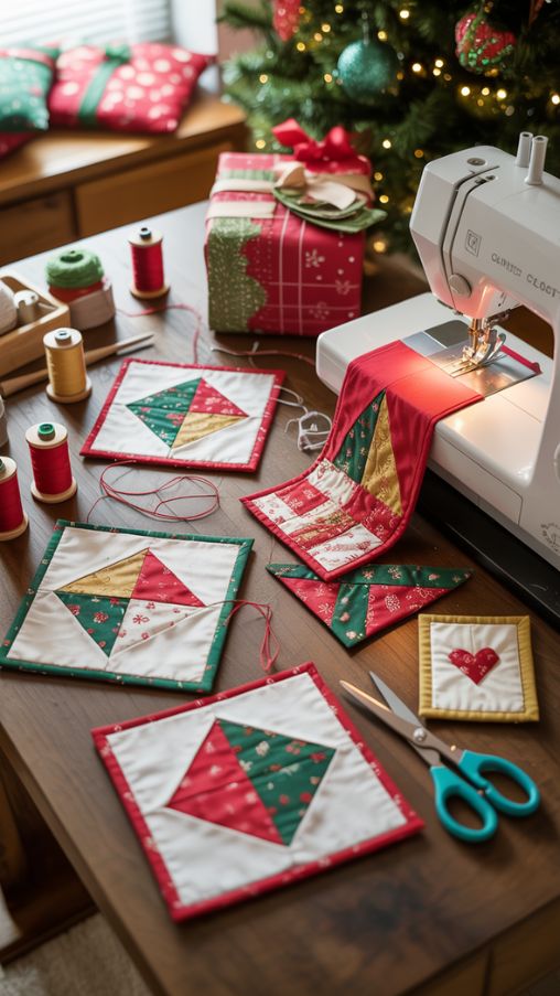 Small Projects for Quick Wins – Easy Christmas Quilting Ideas for Busy Crafters