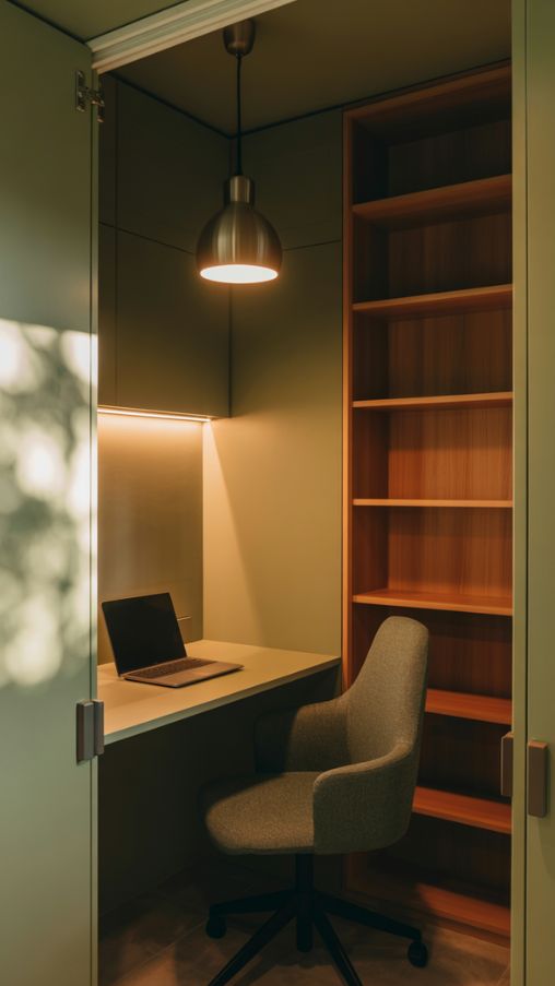 Smart Lighting Solutions for a Closet Office – Layered Light Ideas