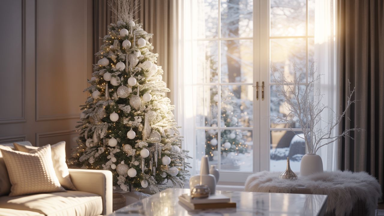 Snow Christmas Tree Ideas