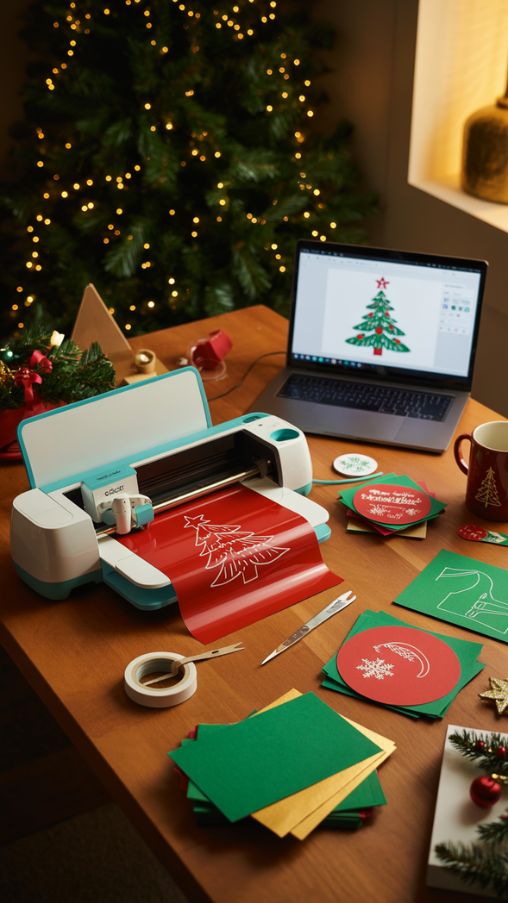Step-by-Step Christmas Cricut Decor Creation