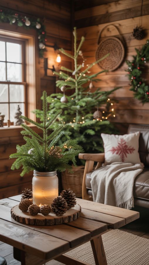 Sustainable and Eco-Friendly Cabin Christmas Decor