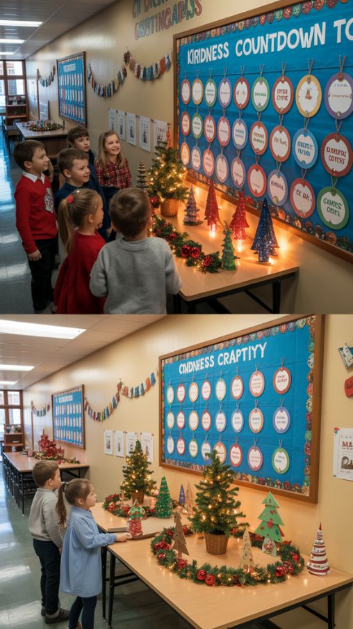 Table Displays and Bulletin Boards – Festive Classroom Christmas Inspiration