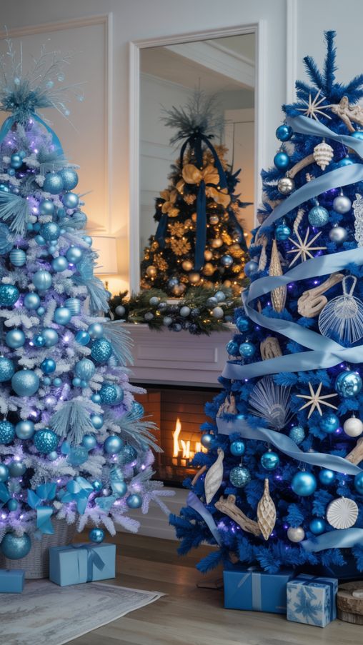 Top Blue Christmas Tree Themes: Elegant, Glamorous, and Coastal Holiday Inspirations