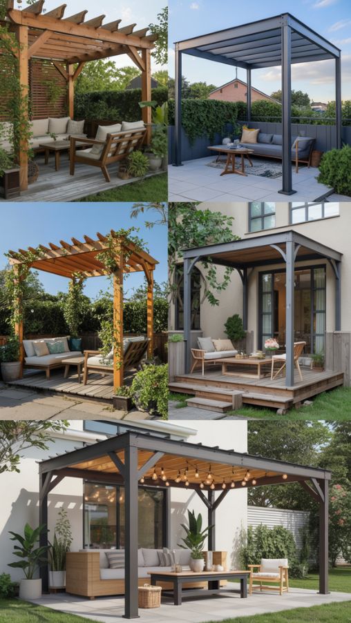 Types of Pergolas for Every Patio – Wood, Metal, and Hybrid Designs