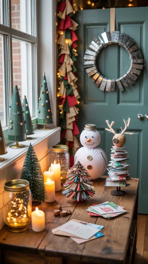 Upcycled Christmas Decorations for a Sustainable and Creative Holiday Home