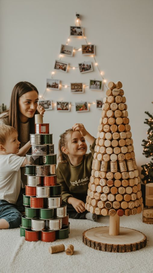 Upcycled and Recycled Christmas Tree Designs for Eco-Friendly Home Decor
