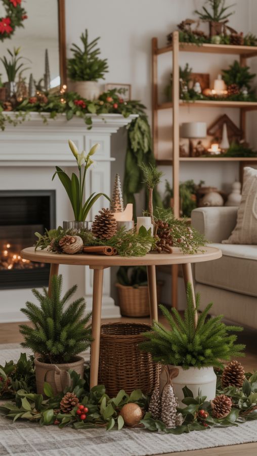 Using Greenery and Natural Elements for Christmas