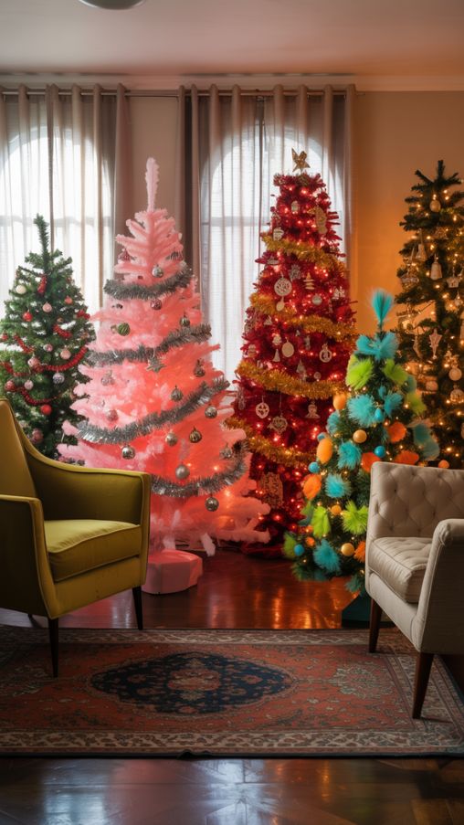 Vintage Christmas Tree Color Palettes That Evoke Nostalgia