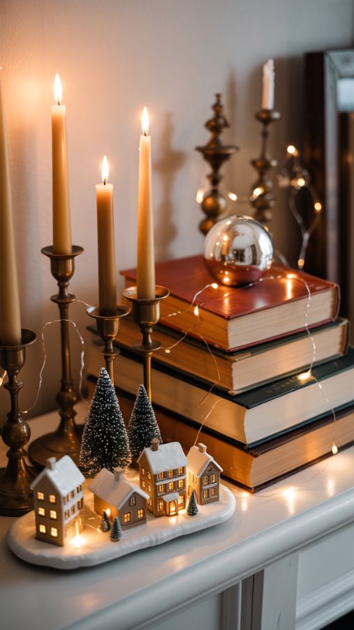 Wall and Shelf Decor Inspiration for Aesthetic Christmas