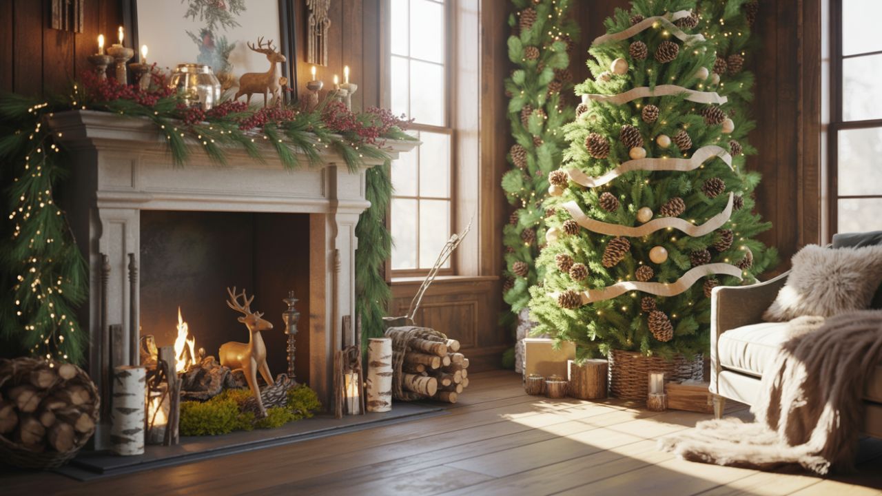 Woodland Christmas Decor Ideas