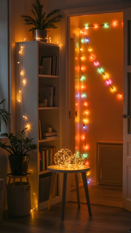 Cozy Accent Lighting Ideas for Specific Spaces at Christmas