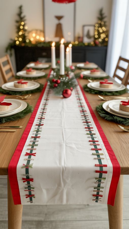 Last-Minute and Easy Christmas Table Runner Ideas for Effortless Holiday Style