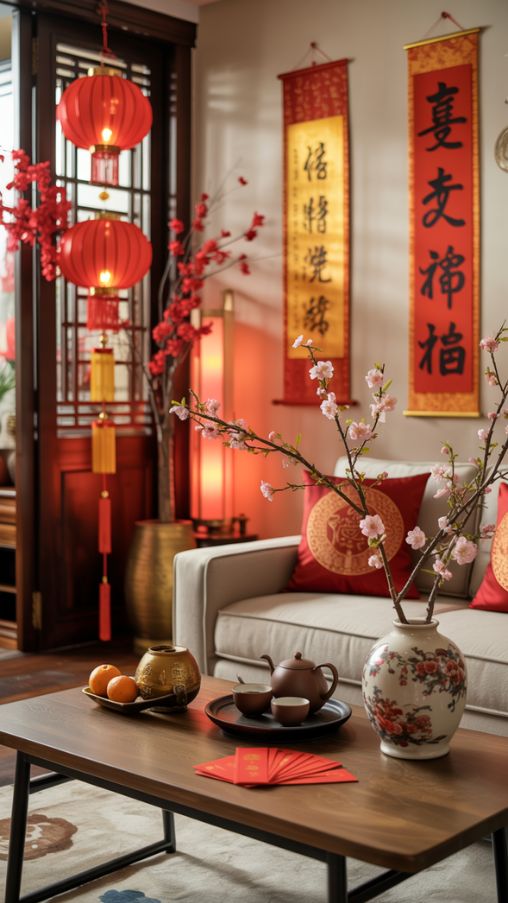 Lunar New Year Home Decor Ideas for a Festive and Prosperous Celebration