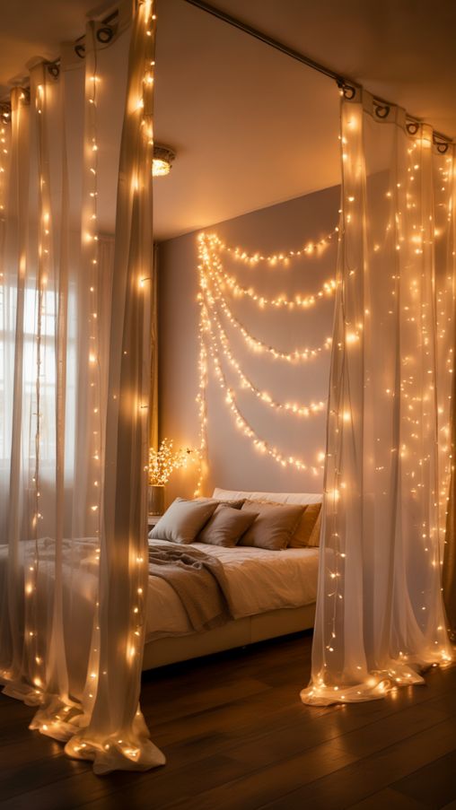 Magical Ceiling and Wall Light Ideas for a Cozy Christmas Interior