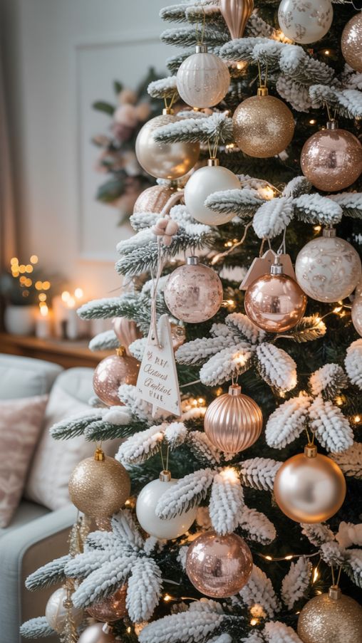 Ornament Placement Secrets for a Snowy Christmas Tree