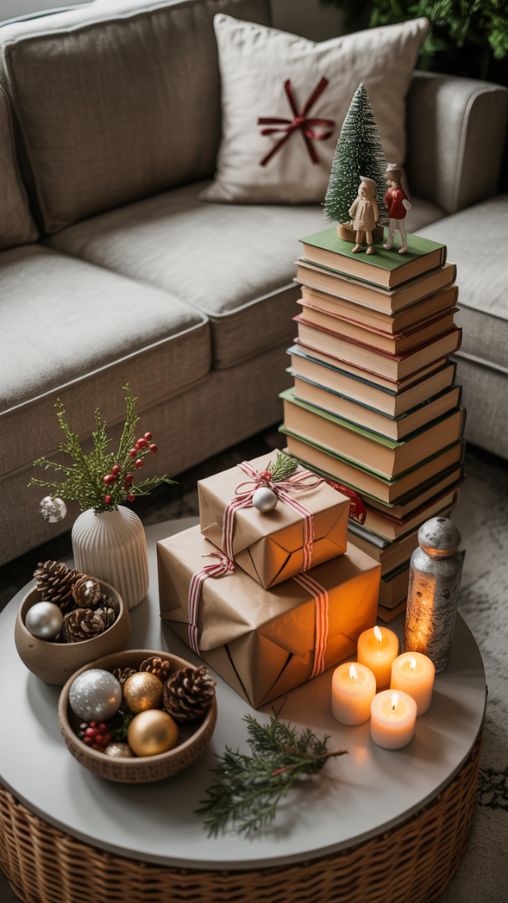 Using Everyday Items as Small Christmas Tree Decorations