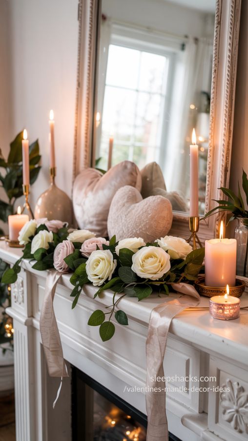 Choosing a Color Palette for Valentines Mantle Decor Ideas