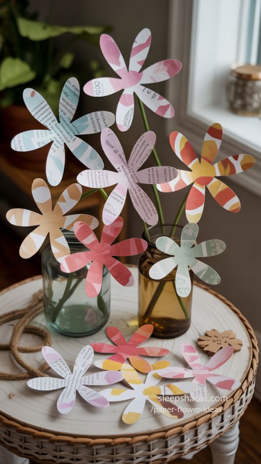 Creative 5-Petal Cutout Flowers for Easy DIY Home Decor