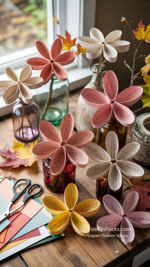Creative 5-Petal Cutout Flowers for Easy DIY Home Decor