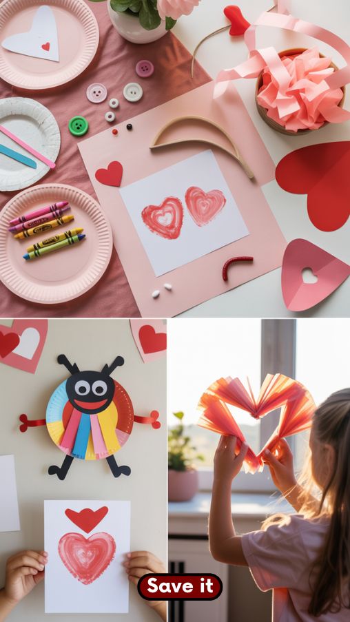 DIY Valentines Day Crafts and Cute Gift Ideas for Kids