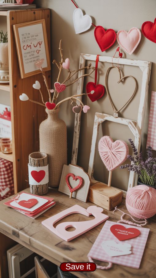 Easy DIY Farmhouse Valentine Projects for Cozy Decor