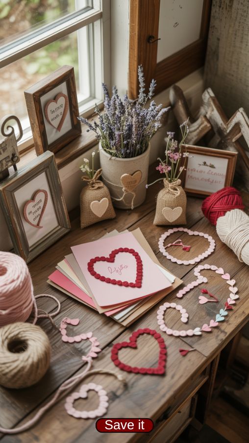 Easy DIY Farmhouse Valentine Projects for Cozy Decor