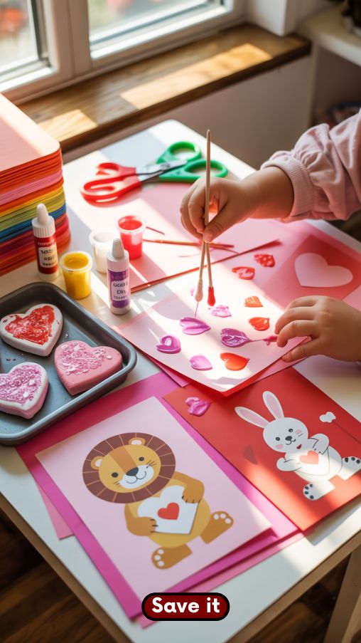 Easy Valentines Day Crafts for Preschoolers and Kindergarten