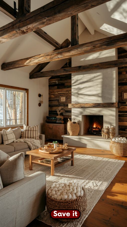 Embrace Natural Materials for a Cozy Cabin Feel