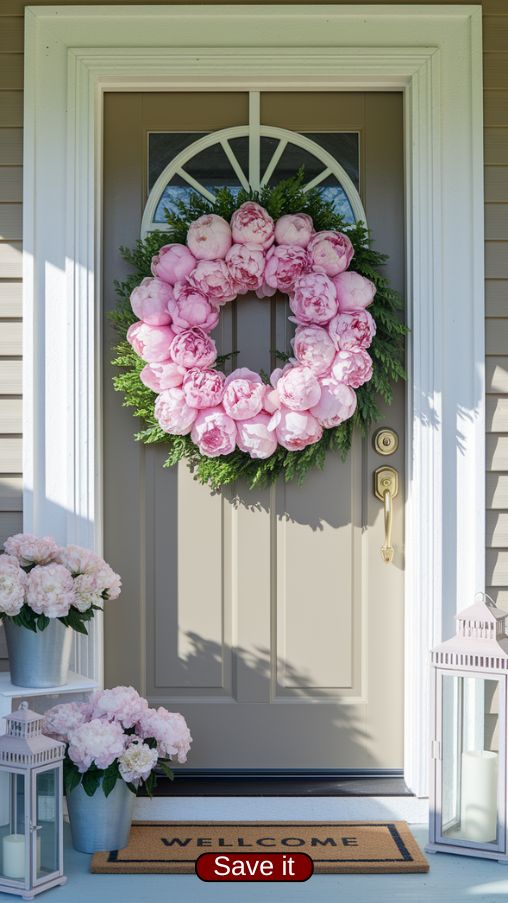 Floral Valentine Wreaths for a Romantic Feel