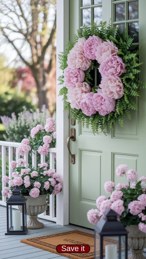 Floral Valentine Wreaths for a Romantic Feel