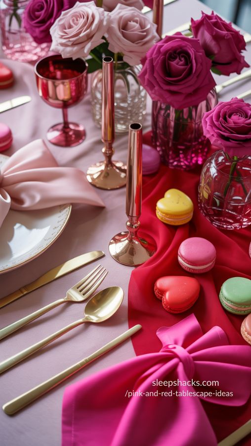 Pink and Red Tablescape Ideas: Elegant vs Playful Styling