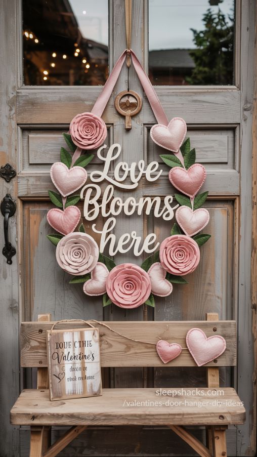 Popular Styles for Valentines Door Hanger DIY Ideas