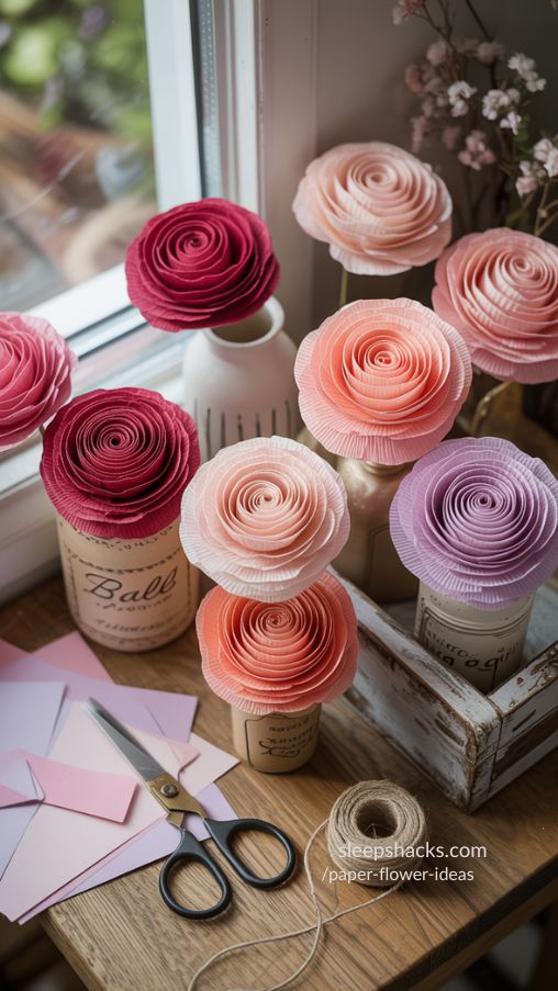 Rolled Paper Roses