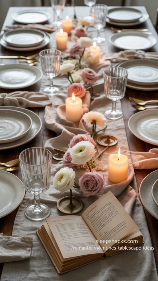 Romantic Valentines Tablescape Ideas Inspired by Emotion and Personal Style