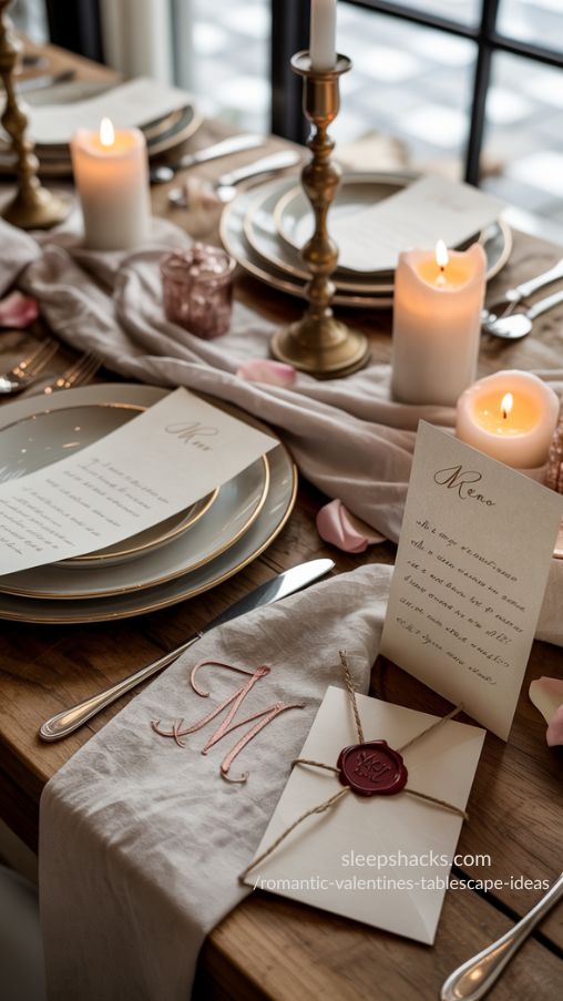 Romantic Valentines Tablescape Ideas with Personal Touches That Create Meaning