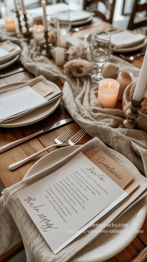 Romantic Valentines Tablescape Ideas with Personal Touches That Create Meaning