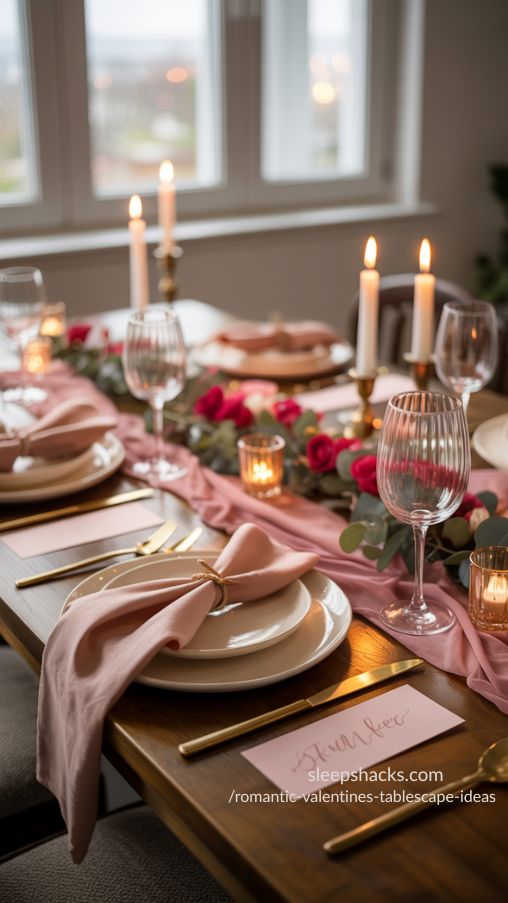Romantic Valentines Tablescape Ideas