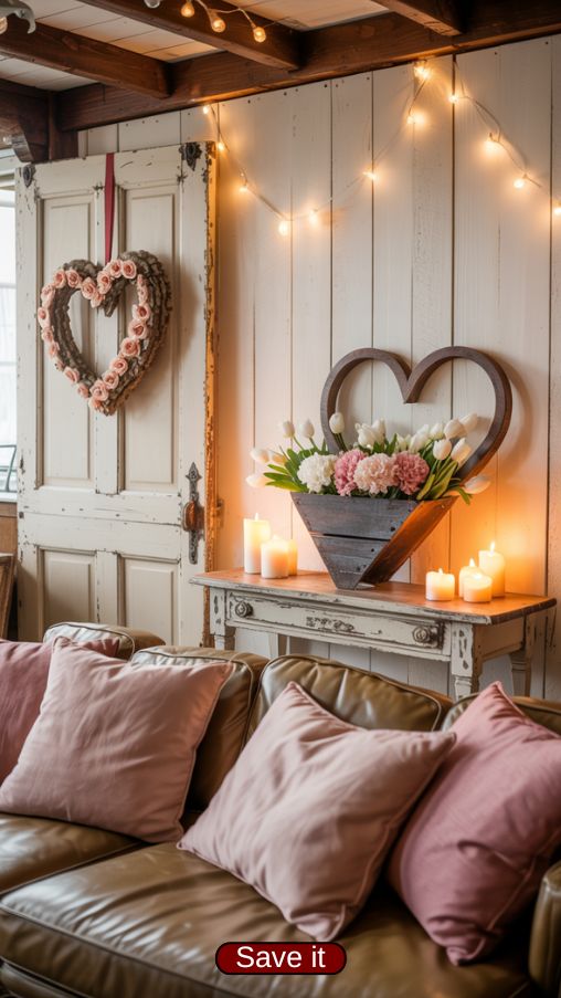 Rustic Farmhouse Valentine Decor Ideas for Cozy and Authentic Celebration